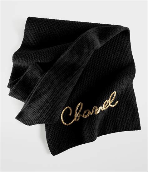 chanel scarf cashmere women|authentic chanel scarf.